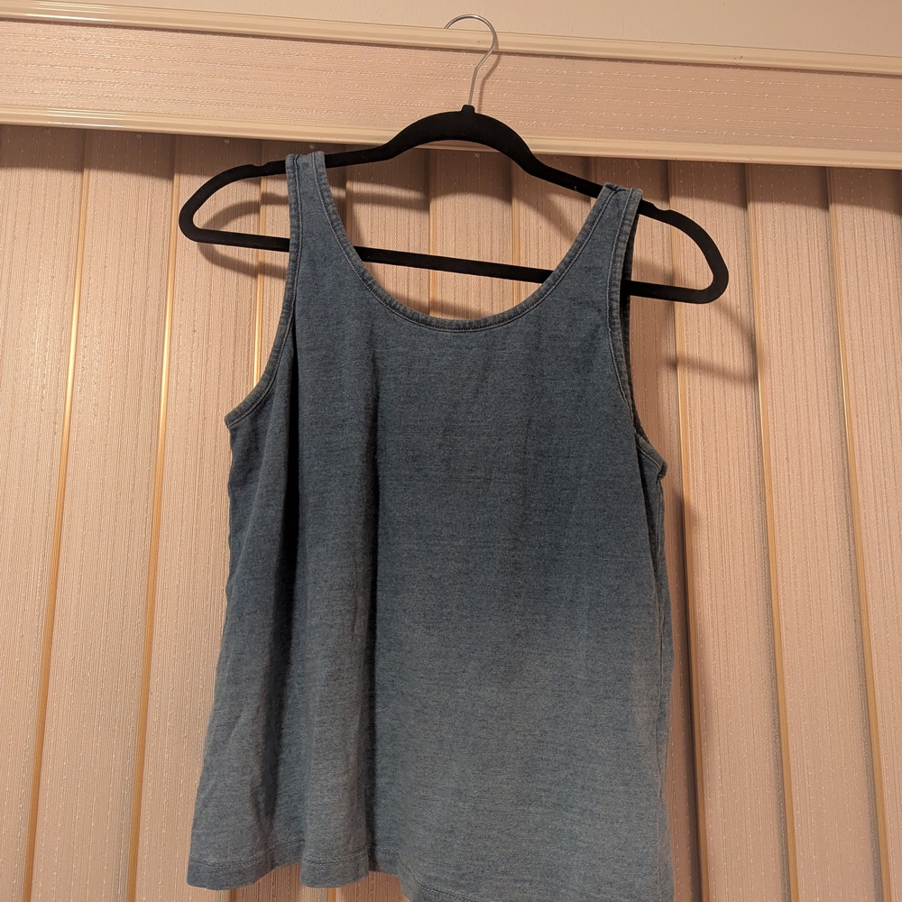 AG Blue Sleeveless Small Top